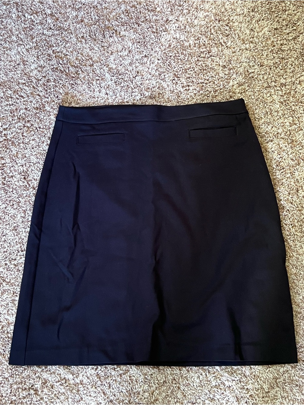 Talbots Black A-Line Skirt